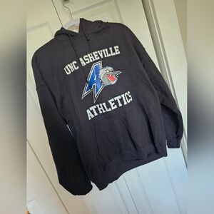 UNC Asheville Black Hoodie Sweatshirt
